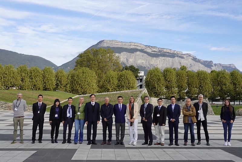 沈孟儒校長率團訪問法國格勒諾布爾-阿爾卑斯大學，聚焦量子、微電子與奈米科技領域，深化夥伴關係