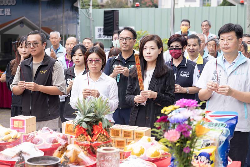 高市長出席開工典禮，盼工程如質如期順利完工