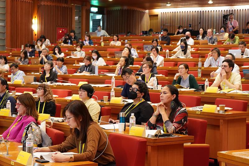 ICOM COMCOL 2023臺灣年會聚集27國的專家學者、博物館從業人員共同交流當代典藏的關懷實踐。（國立臺灣博物館提供）