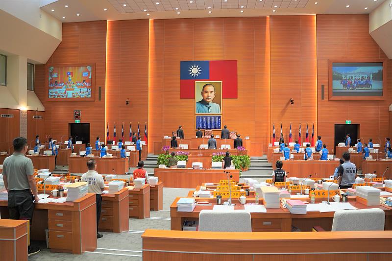 新竹縣議會第20屆第2次定期會26日舉辦開幕式。