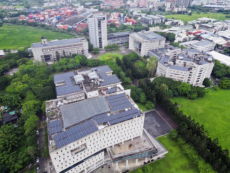 元智大學於各館設置太陽光電發電系統