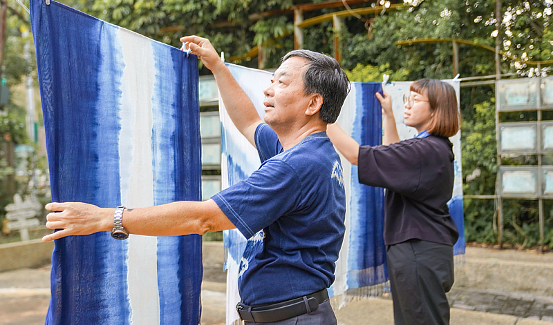 水源地文教基金會手染製作