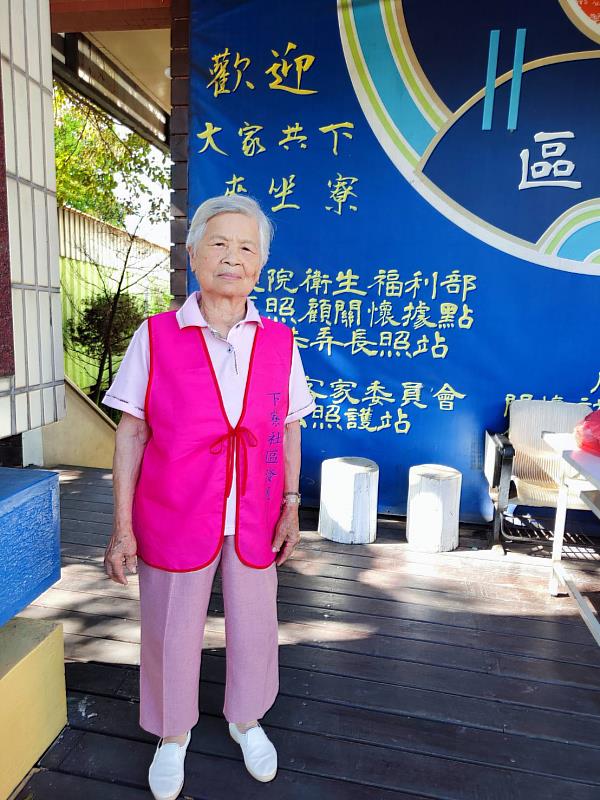 本年度獲獎志工最年長為現年90歲的林劉玉春