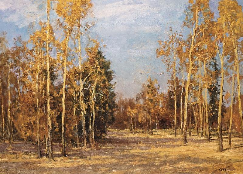 圖／格里查依Aleksei Gritsai作品「金秋」Autumn Forest。