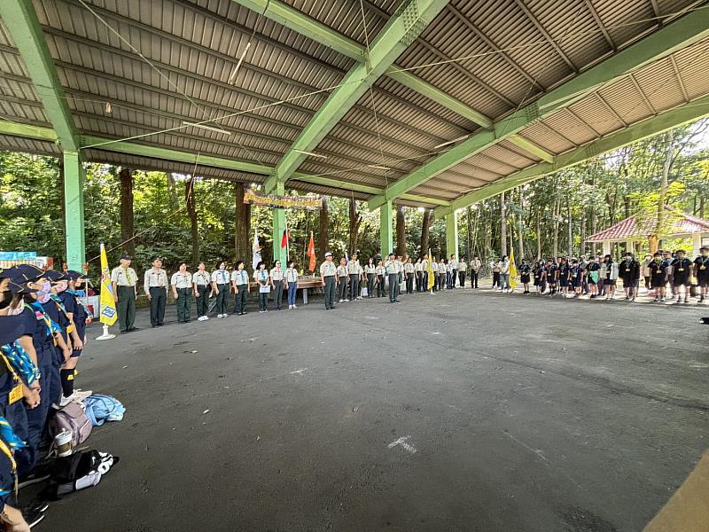 嘉義縣童軍小領袖訓練營暨幼童軍舍營大會開訓