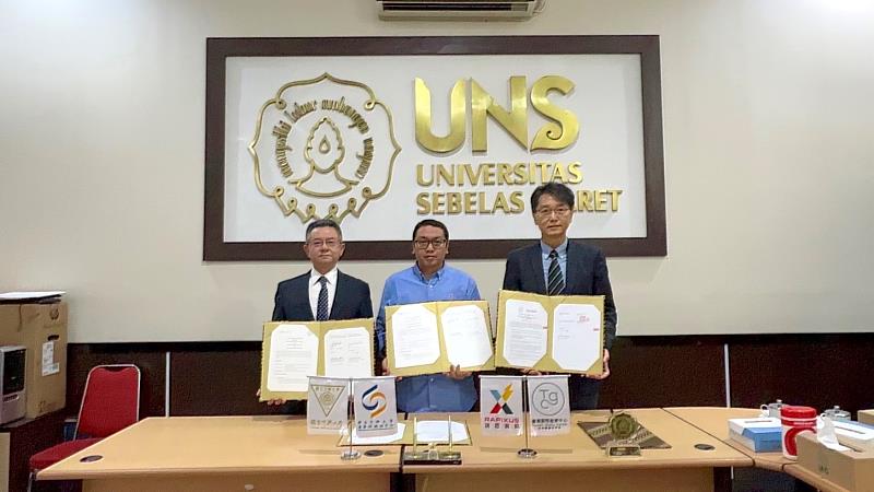 中興大學、瑞思資訊、印尼 UNS 大學MOU簽署