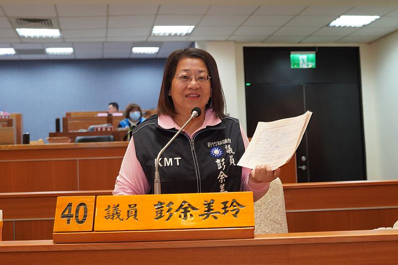 議員彭余美玲關心文化大禾埕   融入客家元素繁榮竹東