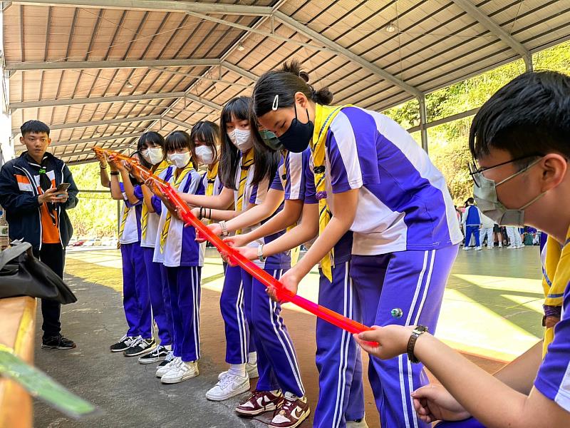 竹縣童軍小隊長訓練營      19國中、265位童軍high學習