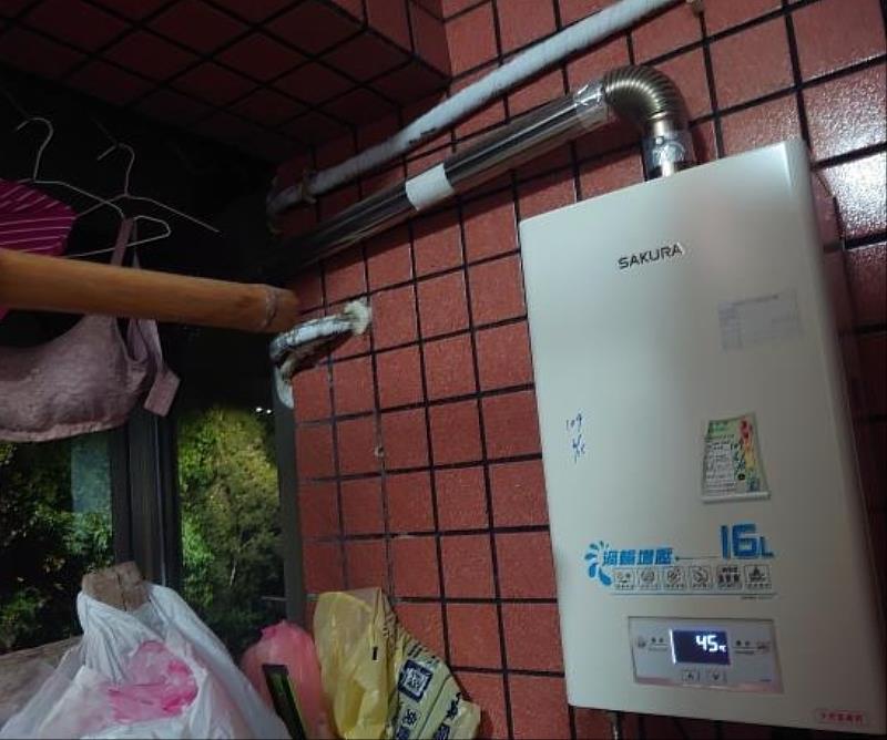 室內通風不良處應換裝強排熱水器