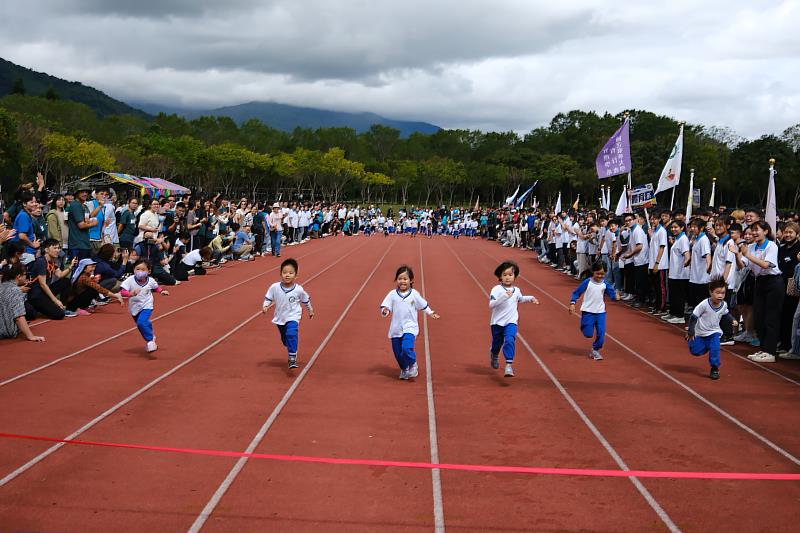 田徑場上大家都是NO.1。