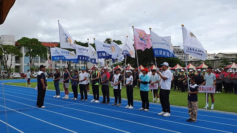 國際扶輪3490扶輪日 競技交流場面溫馨趣味