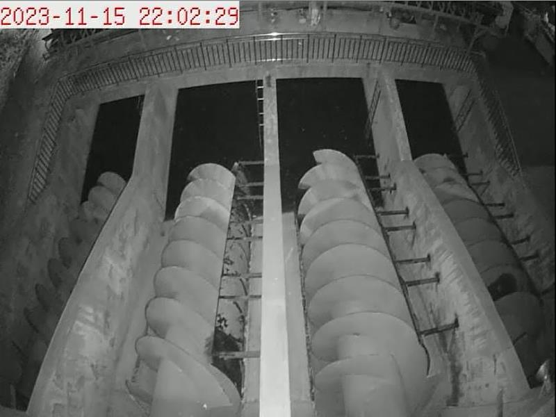 林邊抽水站-出水口監控設施(CCTV)夜間畫面