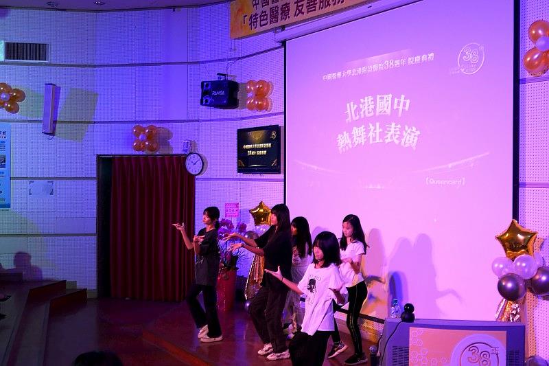 北港國中表演火紅舞蹈祝賀