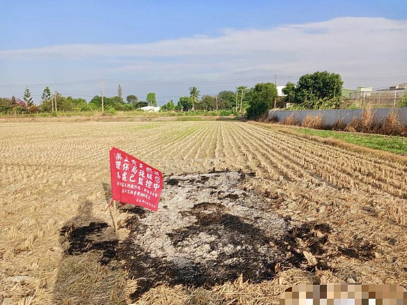 改善空污稻草不焚燒 環保局呼籲稻草翻耕回歸土地再利用