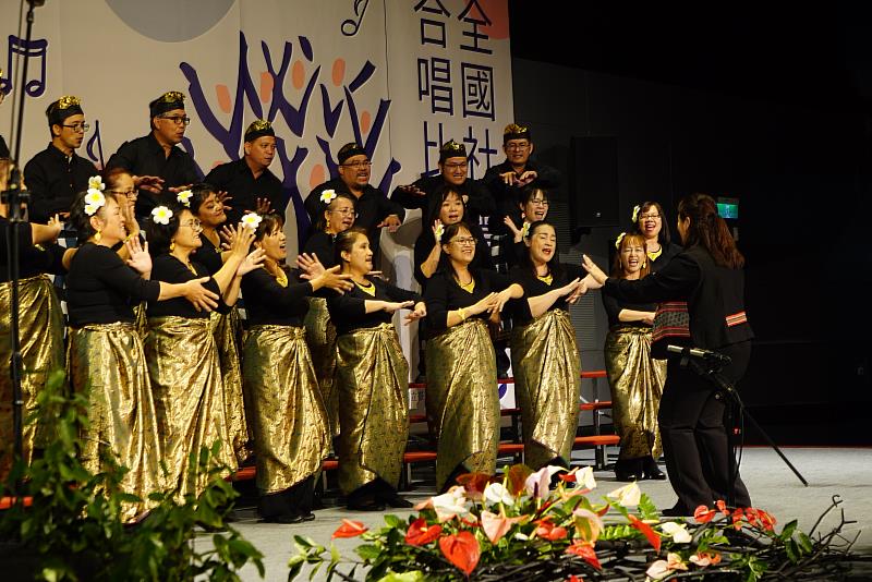 112年度全國社會組合唱比賽「樂齡組-金質獎」得獎團隊-新竹縣泰雅學堂教育協會