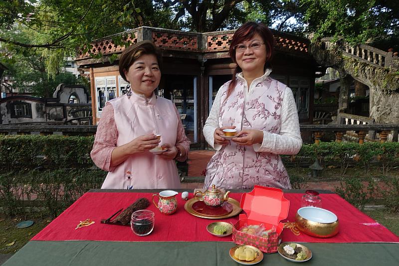 「五感饗宴」由中華國際無我茶會推廣協會帶來經典茶席品茗活動，邀請民眾於百年古蹟中啜飲茶湯、品嚐傳統茶食，體驗茶席文化。m.jpg