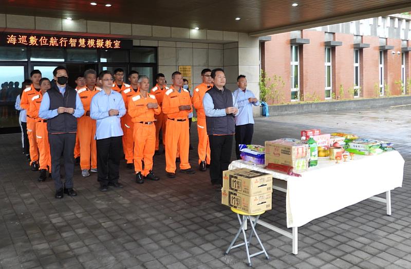 北部地區機動海巡隊舉行祈福儀式
