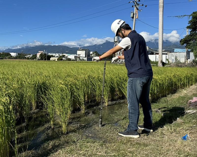 守護臺東農地優質土壤及純淨灌溉水質 環保局年度檢測57處 結果全數合格