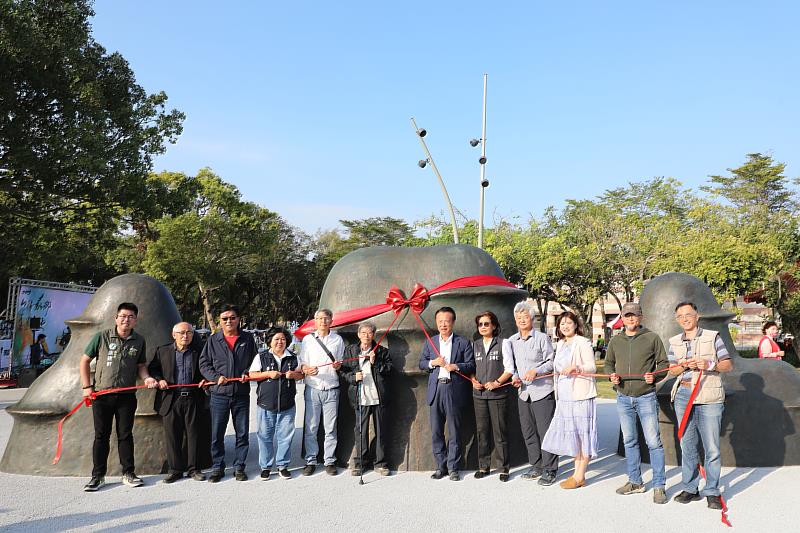 公園生活藝術化！朴子藝術公園再添兩件大型公共藝術品