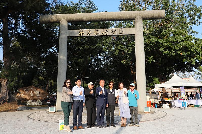 公園生活藝術化！朴子藝術公園再添兩件大型公共藝術品