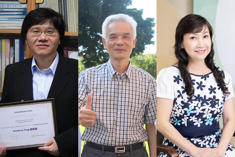 左起：鄧熙聖教授、鄭友仁教授、謝淑蘭教授