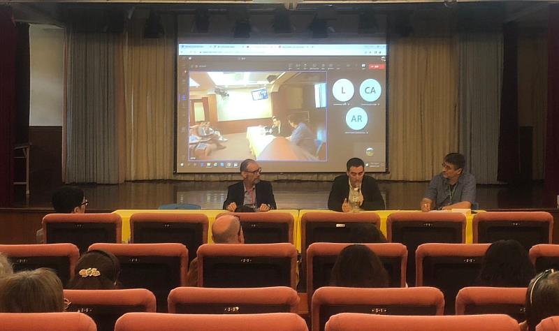 文藻外語大學西班牙語文系舉辦2023年第二屆國際學術研討會，結合實體與線上發表，多國學者參加線上會議。