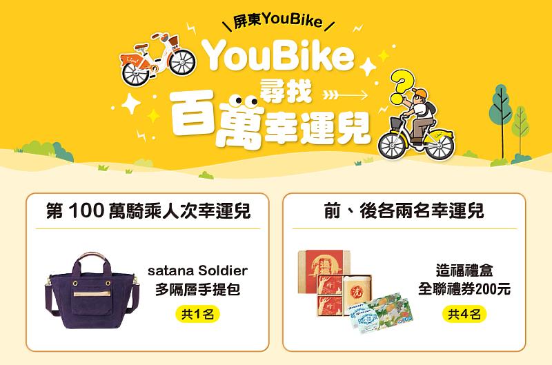 屏東YouBike騎乘優惠　好評再延長至113年底