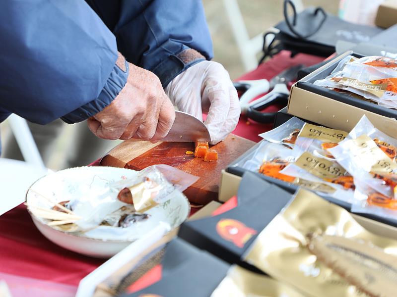 嘉義黃金烏魚子展售會 翁章梁力推：送禮有面子，請選烏魚子！