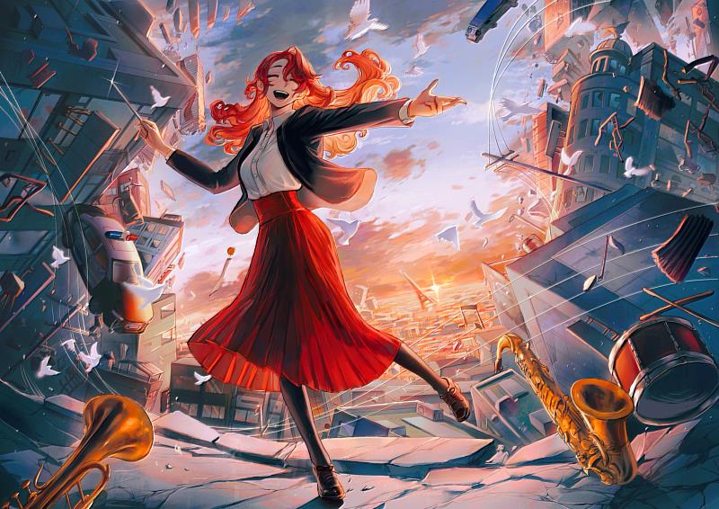 第4屆台日學生原創插畫漫畫大賽 大學插畫組 最優秀獎得獎：台南應用科技大學 李沛萱同學