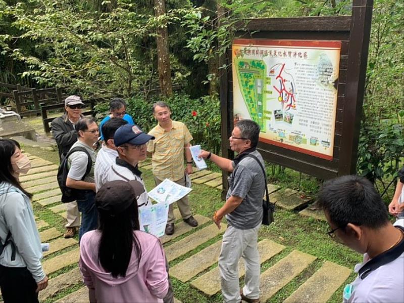 奮起湖風景區的環保力量:「奮起湖礫間接觸曝氣氧化水質淨化園區」-1