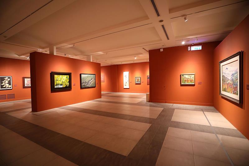 「島嶼．記憶—描繪臺灣50年」北展廳「咱的所在—從土地萌芽的人文風景」