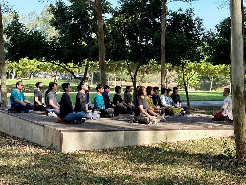 南華大學終身學習學院舉辦「優人禪鼓一日體驗營」，讓社會大眾體驗禪境之美。