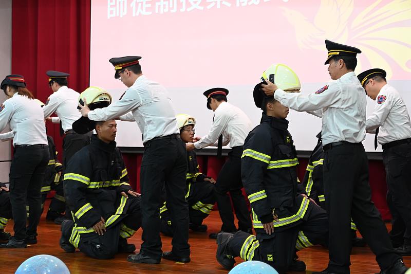 臺東縣歡慶消防節 縣長饒慶鈴表揚41位警消及義消楷模 感謝打火弟兄守護家園辛勞