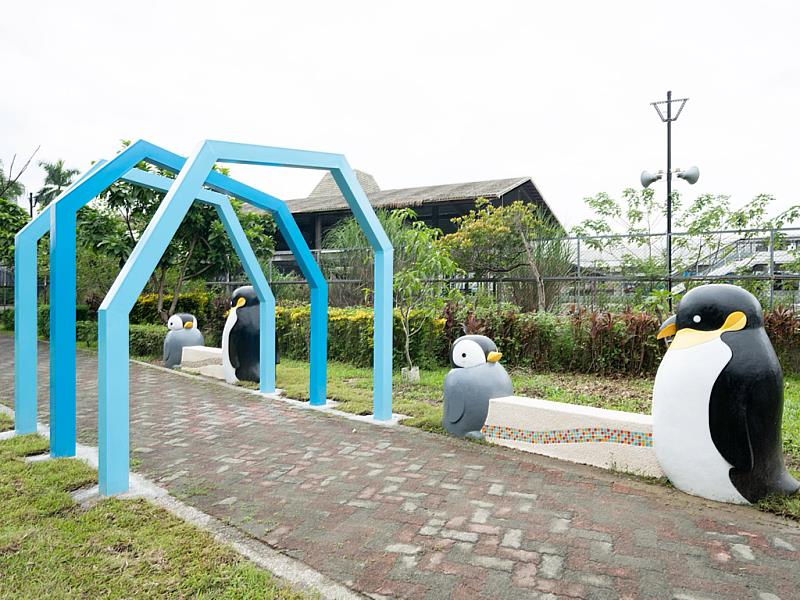 安和景觀公園企鵝造型座椅
