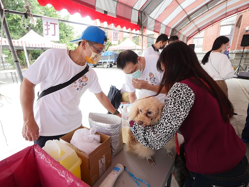 狂犬病預防注射及寵物登記，尖石五峰這2天免費開打。