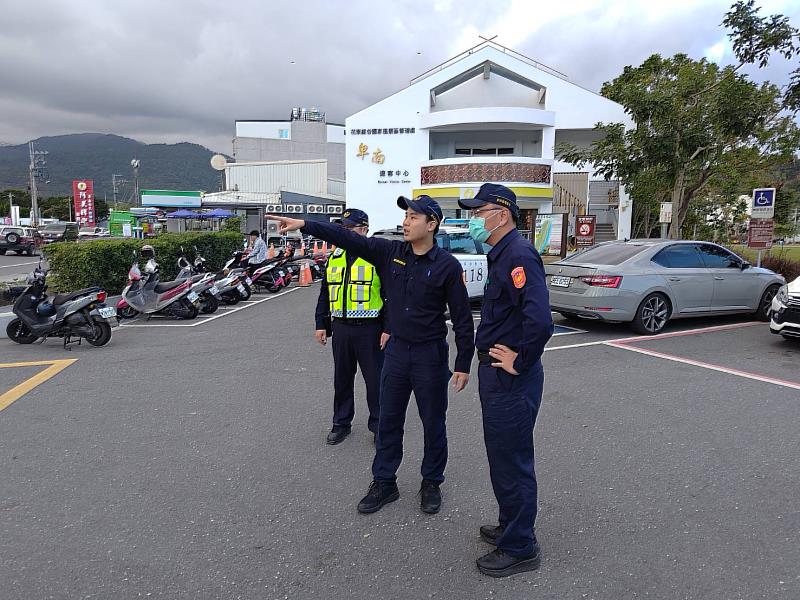 臺東警察分提前辦理春節交通疏導會勘，讓您平安出門快樂回家