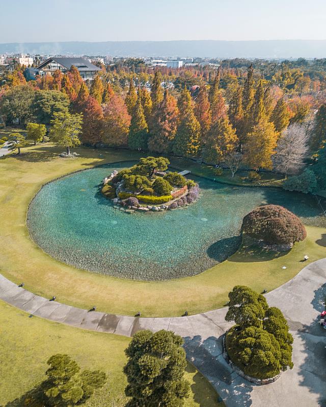 成美文化園獨有的禪風庭園是遊客必拍場景。成美文化園提供，授權自IG網友vivian06041。