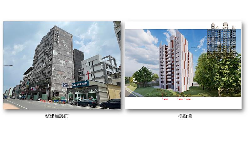 東方帝國整建維護施工前與完工模擬圖