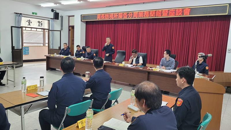 臺東縣警局長梁東山至關山警分局訪視 慰勉同仁「身在公門好修行」造福鄉里