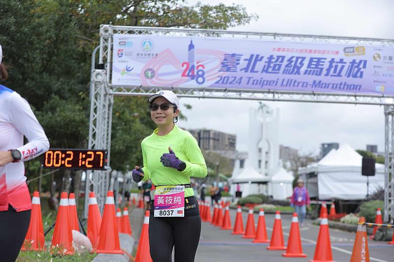 臺灣選手黃筱純去年成績達標女子國際級標準更刷新國家紀錄，今年再度參賽，期望能將紀錄向上提升。（攝影師：林明德）