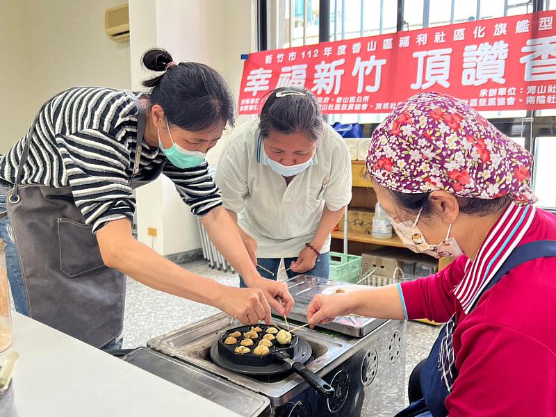 社區規劃-隘享綠餐桌-煎艾草鬆餅製作