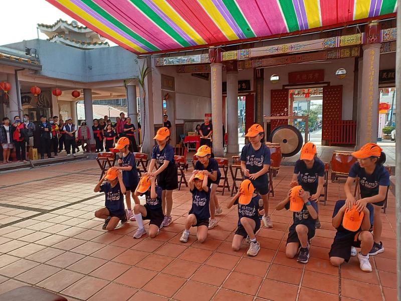 圖5 由屏東縣竹田鄉西勢國小學生帶來表演