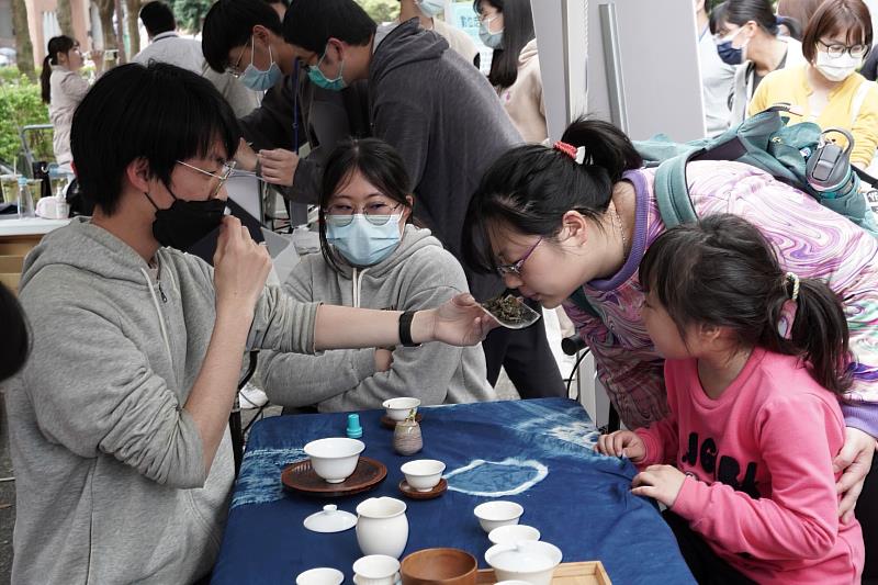 三峽綠茶季設有茶席體驗