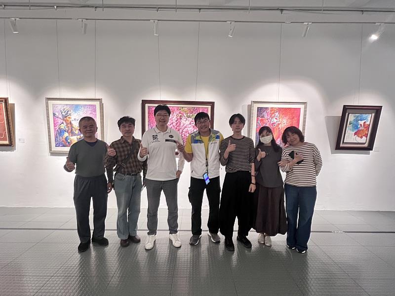 官網-春風得藝 2024新竹市青溪新文藝學會會員聯展」於美術館103-104展廳展出