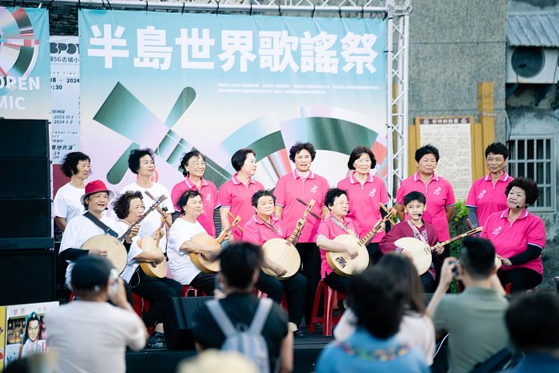 滿州鄉民謠協進會在2023半島世界歌謠祭演出