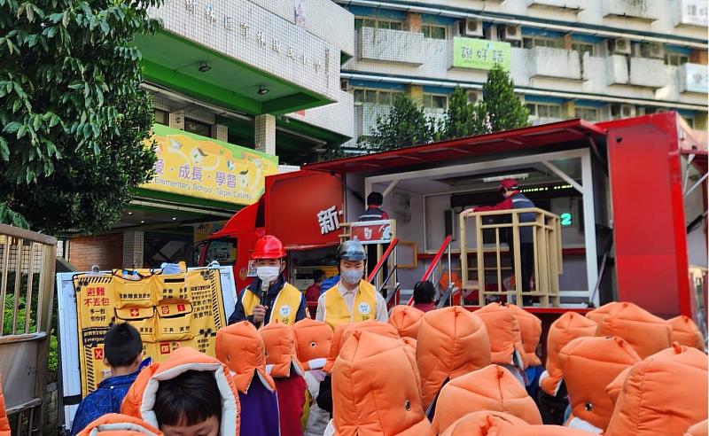 全國首度！社區防災士融入校園進行宣導，協助防災教育向下扎根