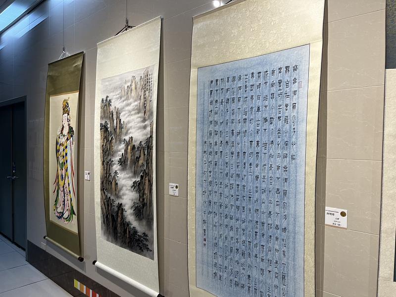 蘆洲國民運動中心攜手鷺洲書畫會  舉辦精彩書畫聯展