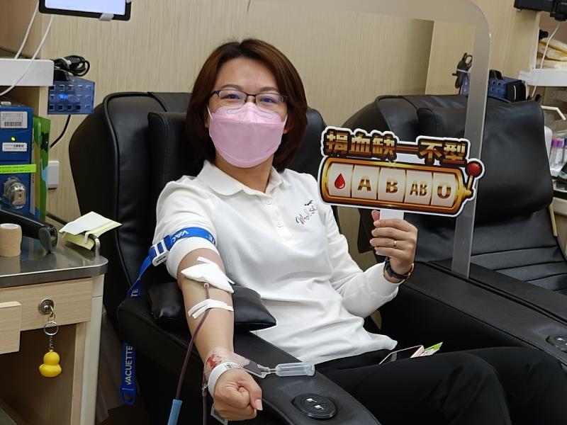義工有愛 熱血台灣捐血活動，共募得158袋熱血！