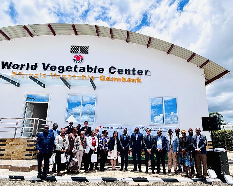 台灣政府協助升級非洲蔬菜種原中心，創造非洲計畫農業合作新價值