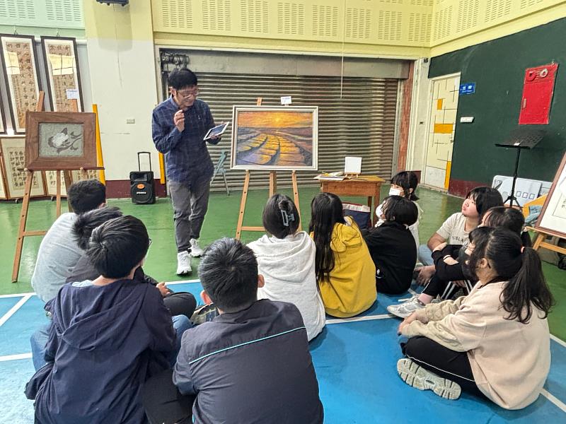 官網-「行動藝術館」今(21日) 在橫山鄉大肚國小舉行開幕活動